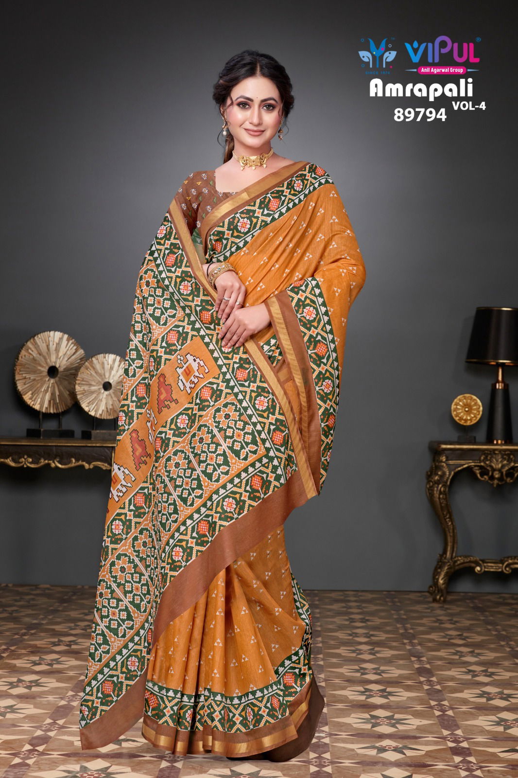 Amrapali Vol 4 By Vipul Cotton Daily Wear Saree Wholesale Shop In Surat